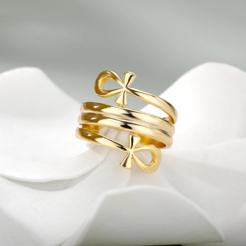 Bague Égyptienne à double spirale
