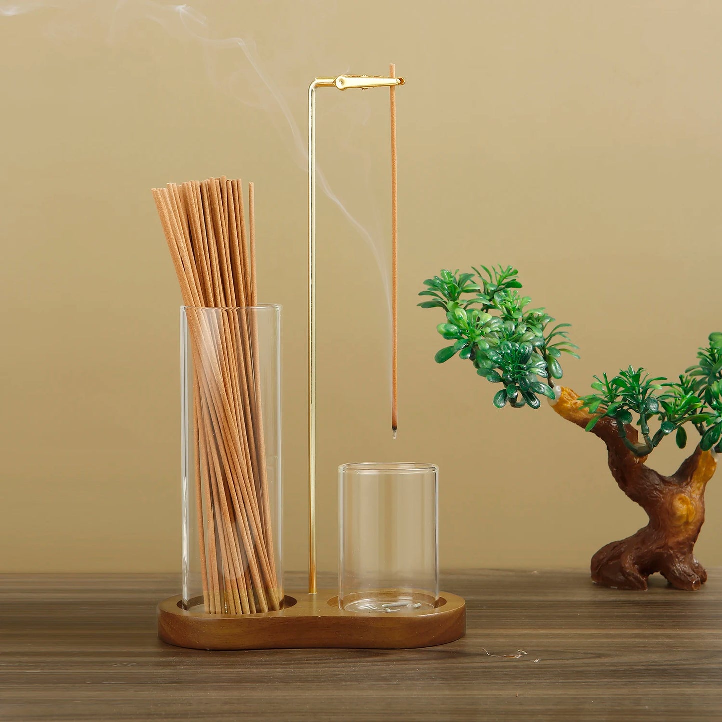 Porte-encens 2 en 1