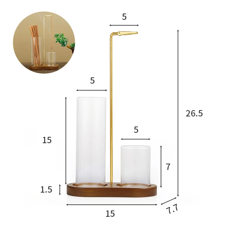 Porte-encens 2 en 1