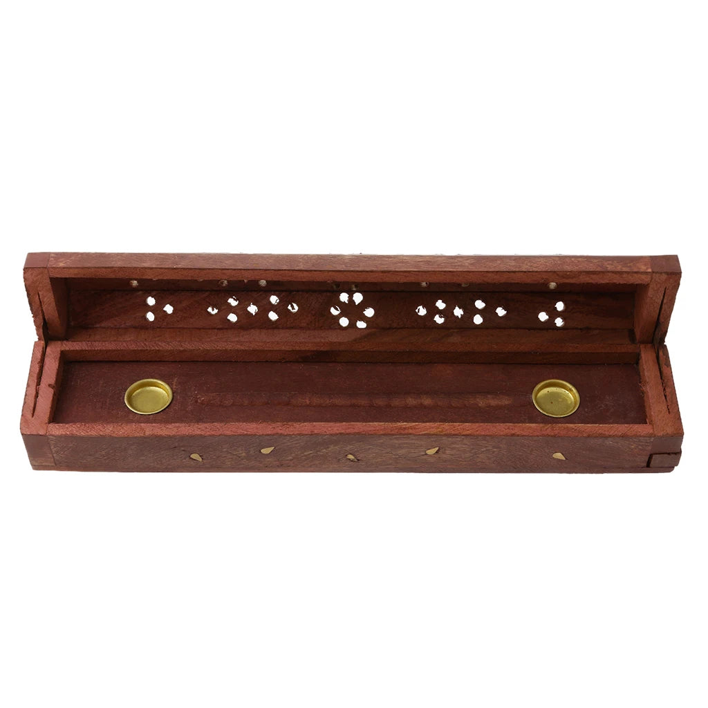 Boîte à encens en bois