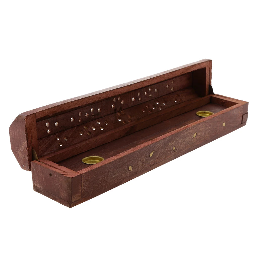 Boîte à encens en bois