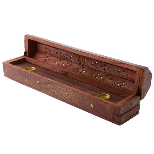Boîte à encens en bois