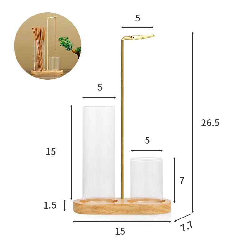 Porte-encens 2 en 1