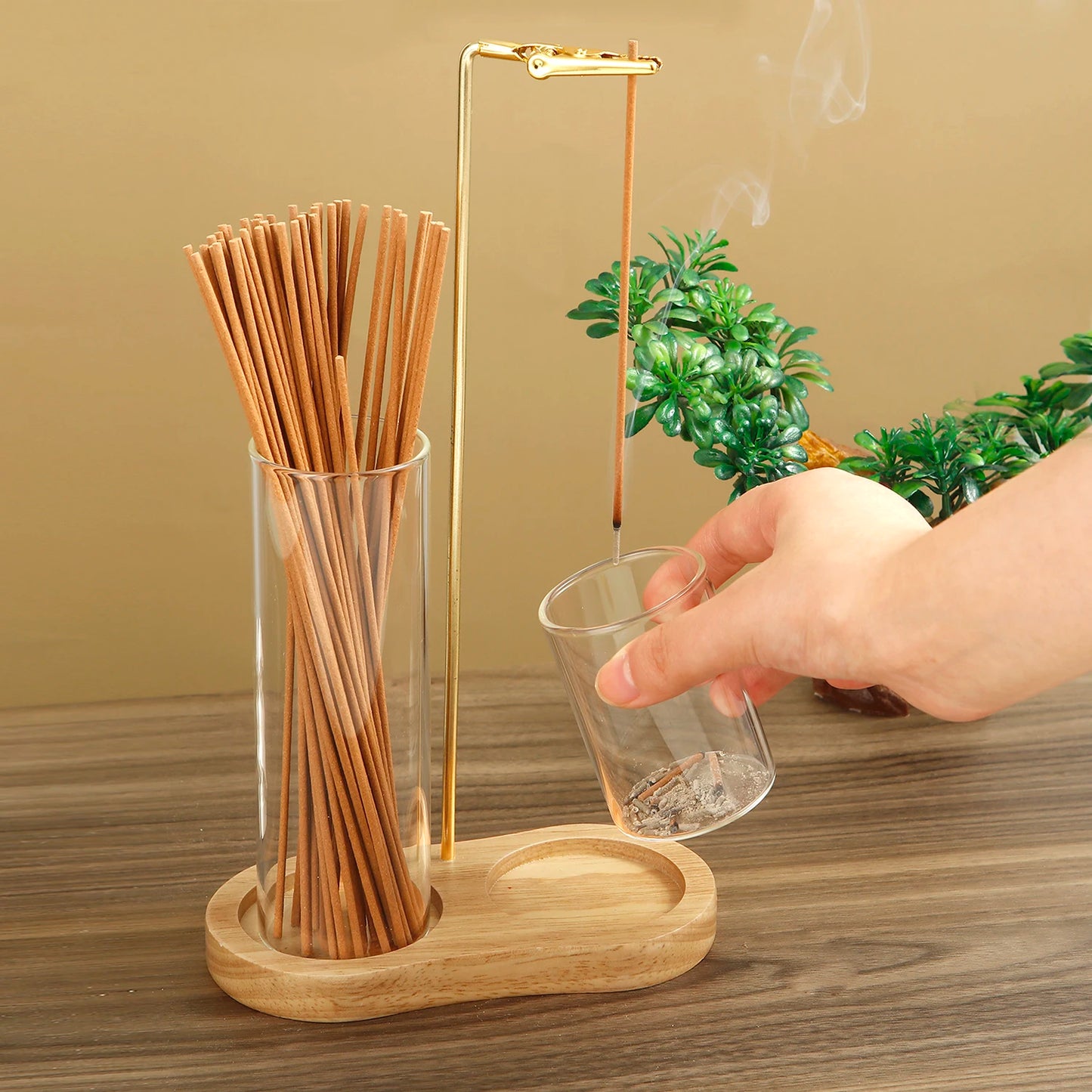 Porte-encens 2 en 1