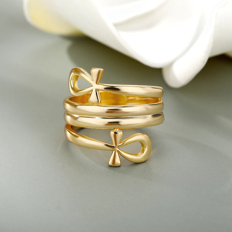 Bague Égyptienne à double spirale