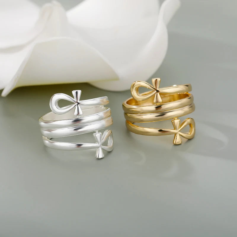 Bague Égyptienne à double spirale