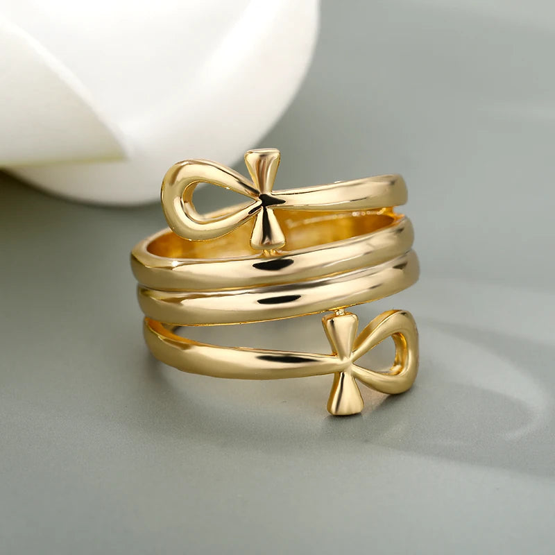 Bague Égyptienne à double spirale